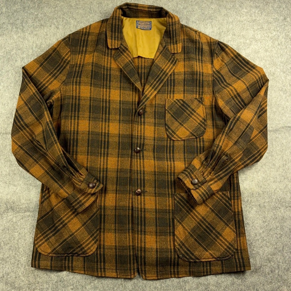 Vtg Pendleton Unstructured Blazer Jacket Men's Xl… - image 1